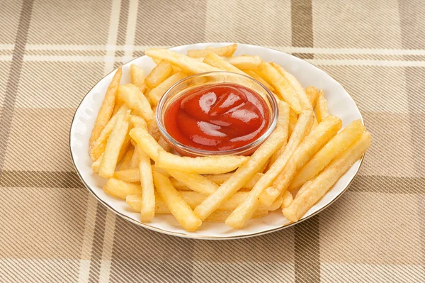 Fastfood. pommes frites — Stockfoto