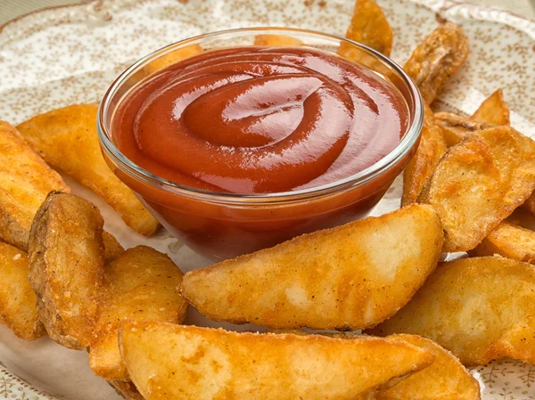 Potato wedges — Stock Photo, Image