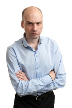 Kızgın adam.