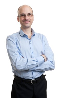 gülümseyen iş adamı