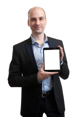 iş adamı holding dijital tablet