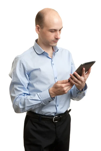 Young Businessman Using Digital Tablet — Stock Photo, Image