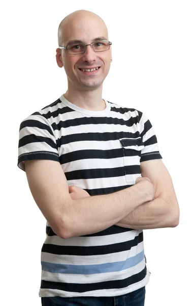 Casual man geïsoleerd — Stockfoto