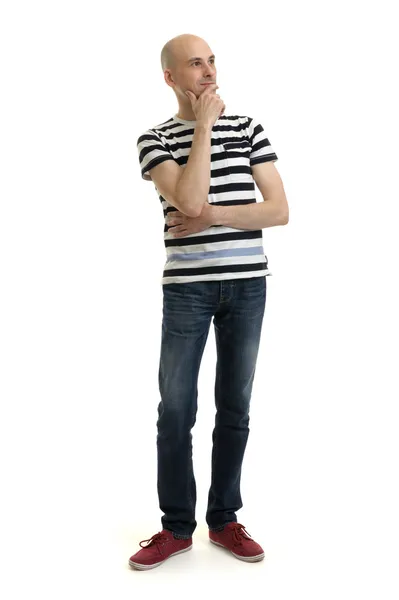 Full length portrait of a stylish young man — Stock Photo, Image