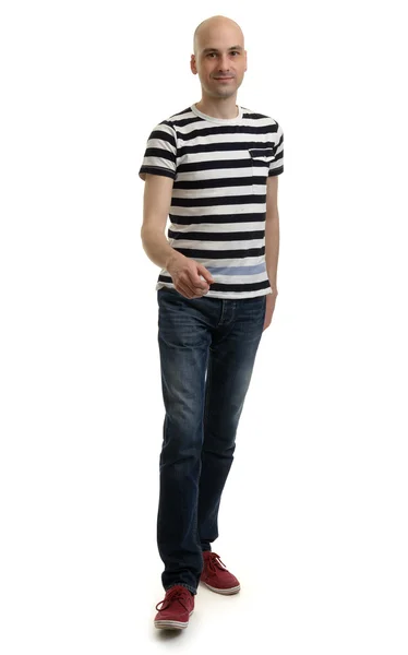 Full length portrait of a stylish young man — Stock Photo, Image