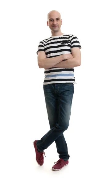 Full length portrait of a stylish young man — Stock Photo, Image