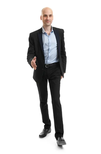 Handsome caucasian Man In a suit — Stock Photo, Image