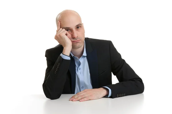 Portrait of a thoughtful businessman — Stock Photo, Image