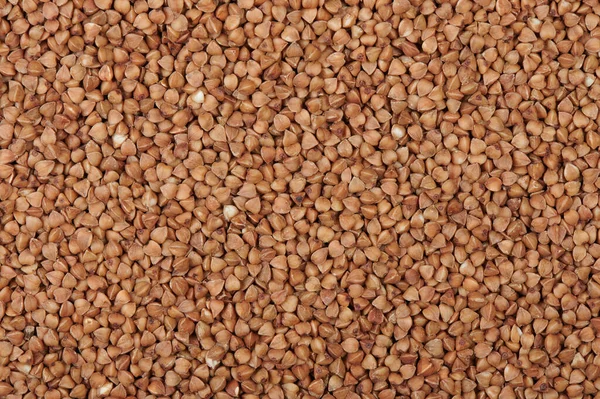 Dry Buckwheat Background Texture Top View Natural Healty Food Vegan — Stock Photo, Image