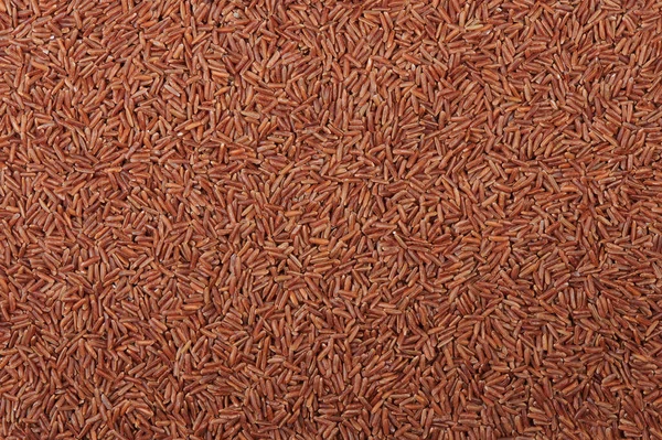 Dry Red Rice Texture Background Top View — Photo