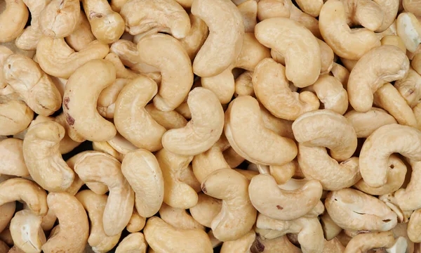 Cashew Nuts Background Texture Top View — стоковое фото