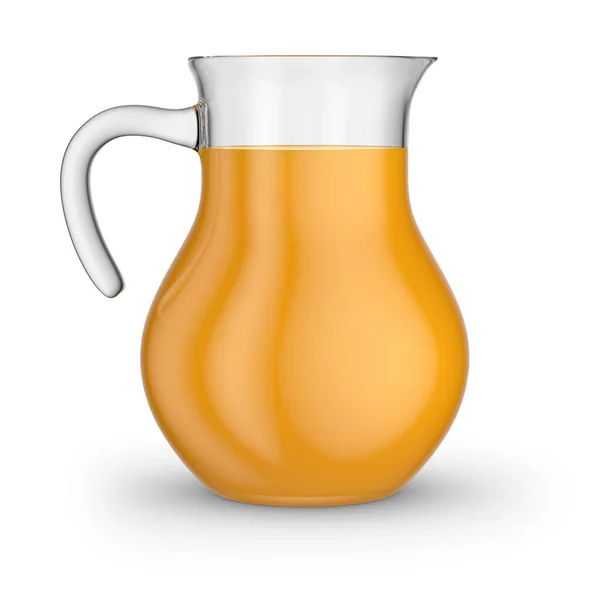 Jug Orange Juice Isolated White Illustration Royalty Free Stock Photos