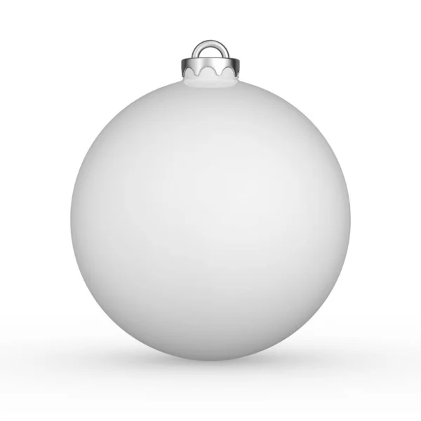 Christmas Balls Isolated White Background Illustration Stock Picture