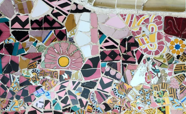 Mozaik sanatı tarafından antoni gaudi, Barselona, İspanya