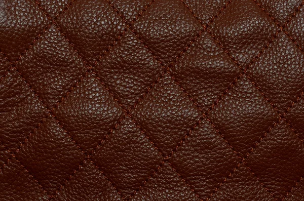 Brown leather pattern — Stock Photo, Image