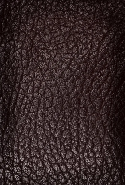 Texture in pelle nera primo piano sfondo dettagliato . — Foto Stock