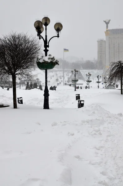 Kiev en el invierno —  Fotos de Stock