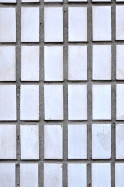 Beyaz seramik mozaik duvar karosu dokusal arka plan olarak