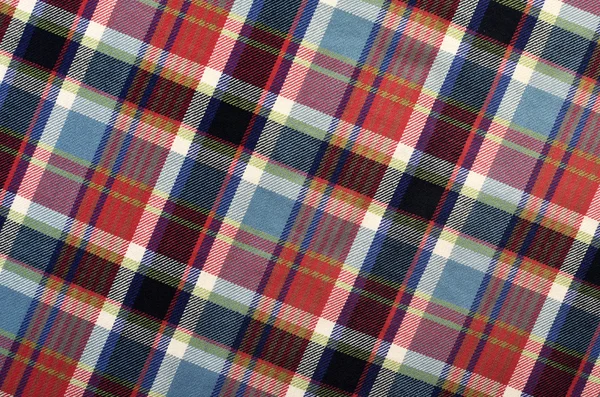 Squared textile texture for background — Stock Photo, Image