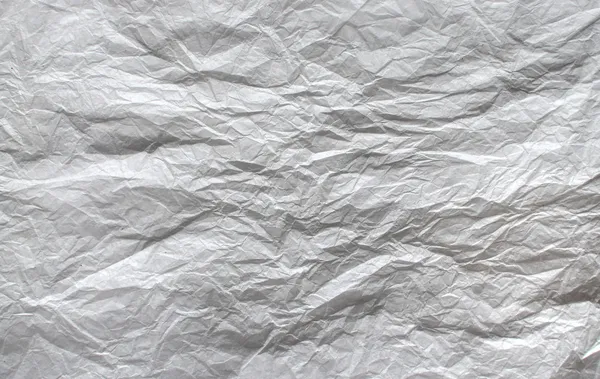 Texture of white crumpled paper — Stock Photo, Image