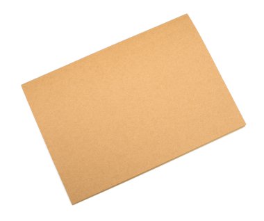 beyaz zemin üzerine koruma concep izole boş defter