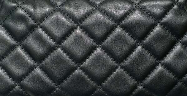 Mörkt läder textur bakgrund — Stockfoto
