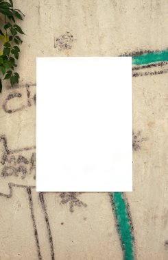 Poster duvar şablonu