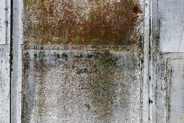 空白のさびた金属製の壁 — ストック写真
