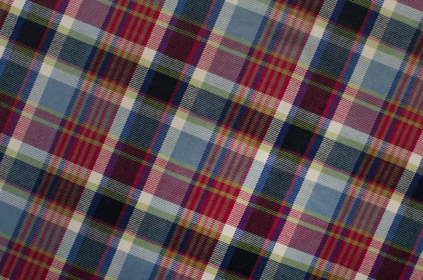 Squared textile texture for background — Stock Photo, Image