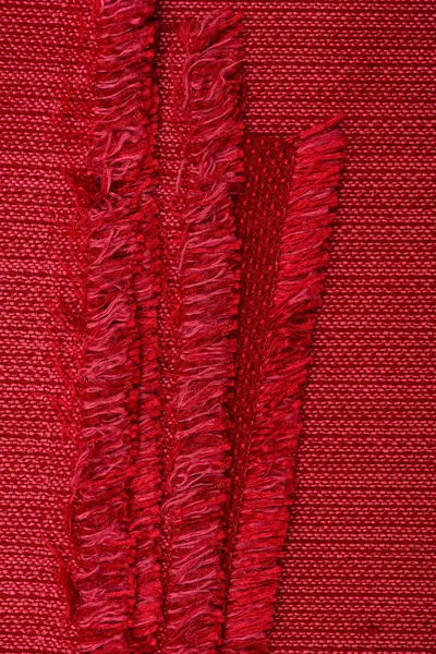 Textura de tecido vermelho — Fotografia de Stock