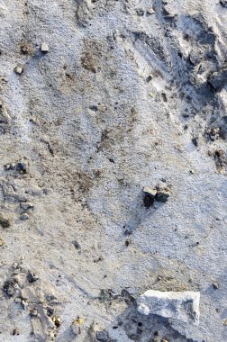 sorunsuz somut doku eski taş duvar ile bir çatlamak