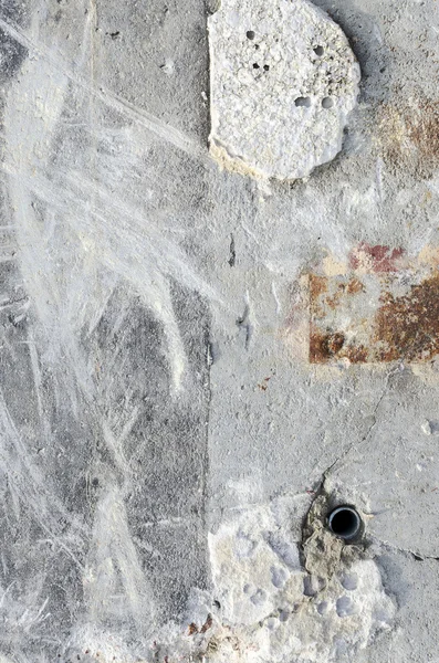 Безшовна бетонна текстура старої кам'яної стіни з тріщиною — стокове фото