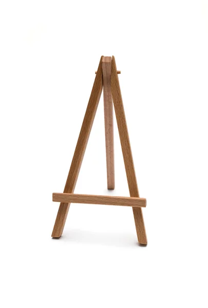 Small easel on a white background — Stock Photo, Image