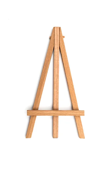 Small easel on a white background — Stock Photo, Image