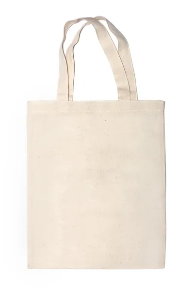 Cotton eco bag on white background — Stock Photo, Image