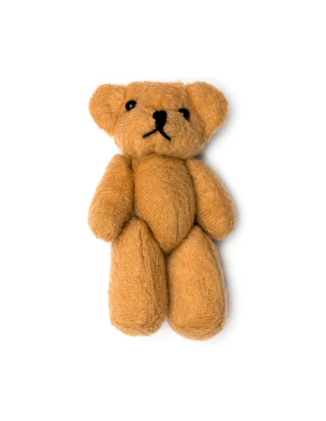 Toy bear isolated over white background — Stock Photo, Image