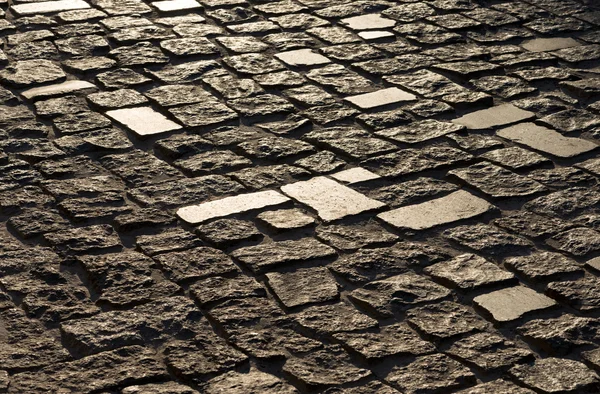 Texture of old pavers in Kiev. Ukraine — Stock Photo, Image