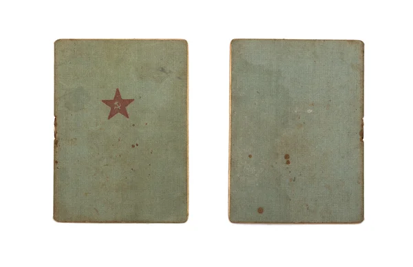 Livro de identificação dos soldados do Exército Vermelho. 1940 — Fotografia de Stock