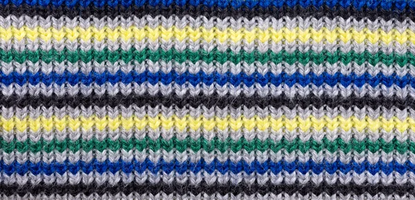 Színes knitting hátterét zár-megjelöl — Stock Fotó