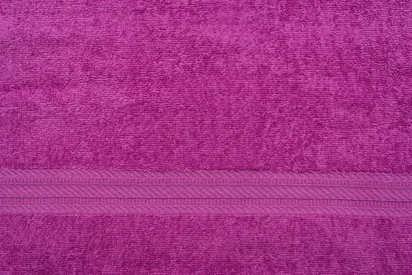 Terry lilac colored cloth towel texture as a background — Stock Photo, Image