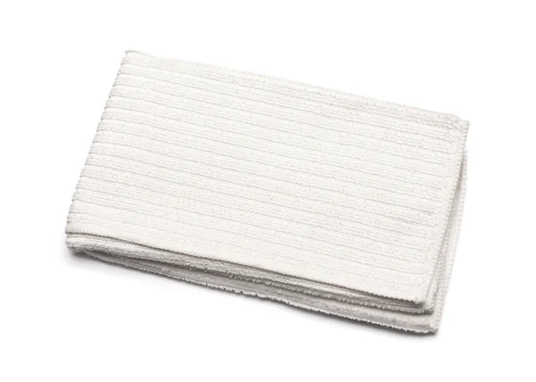 Lehký ručník na bílém pozadí — Stock fotografie