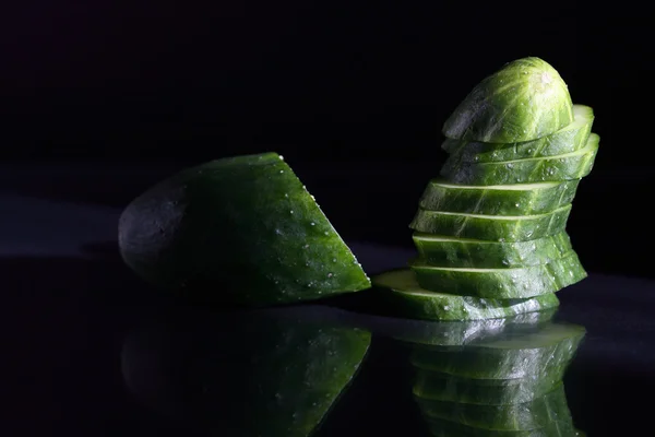 Pepino en rodajas — Foto de Stock