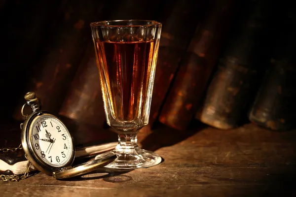 Sommige drinken voor goede nacht — Stockfoto