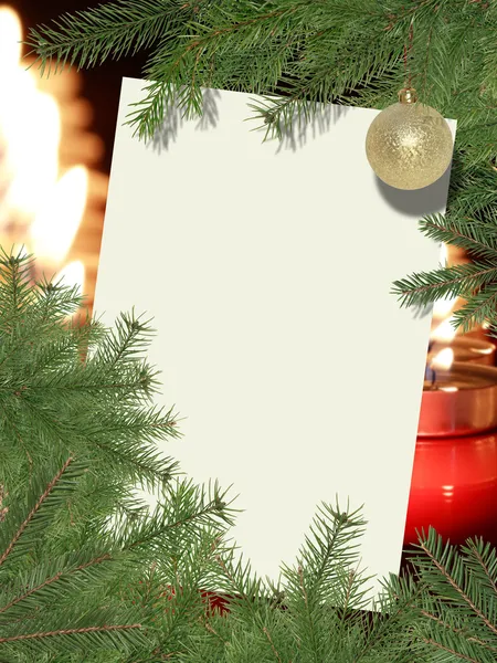Kartka świąteczna — Zdjęcie stockowe