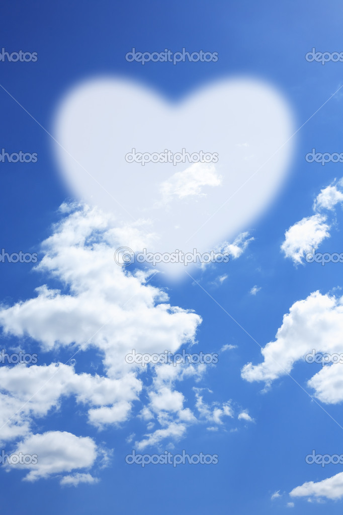 Heart In Sky Stock Photo By C Kvkirillov Heart In Sky Stock Photo By C Kvkirillov