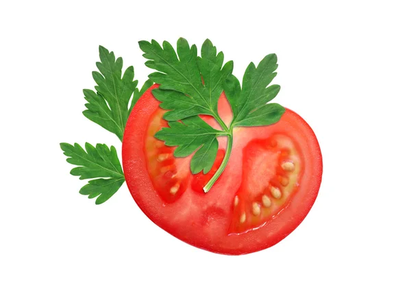 Tomato And Parsley — Stock Photo, Image