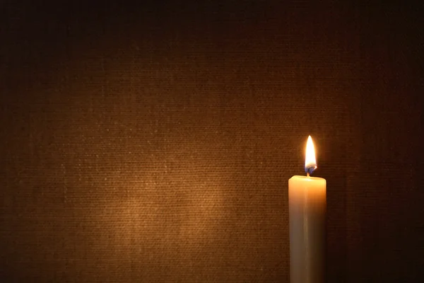 Oświetlenie świeca — Zdjęcie stockowe