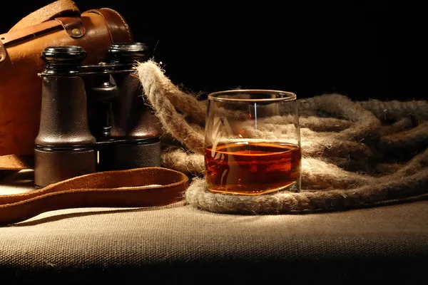 Still Life With Rum — Stock Photo, Image