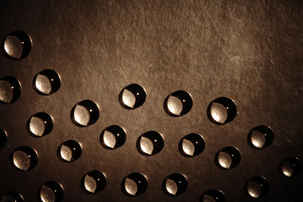 Water Drops On Blue — Stock Photo, Image