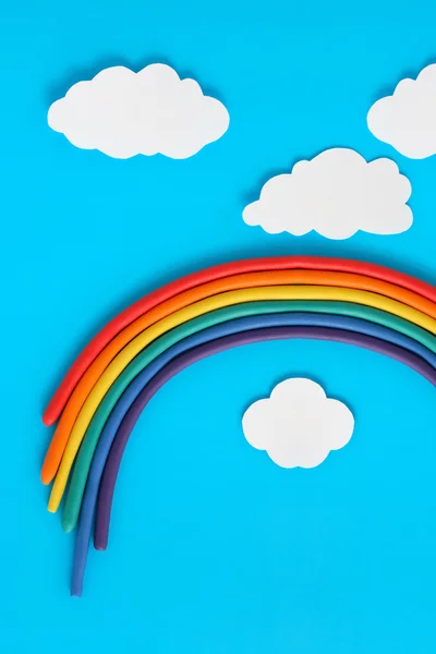 Arcobaleno di plastilina — Foto Stock